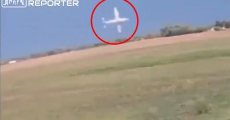 Samolot runął na hangar. Nagranie pokazuje ostatnie sekundy