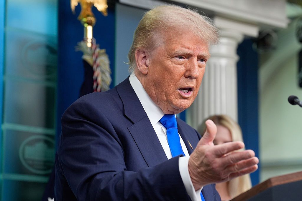 President Trump Holds News Conference At White House
Bloomberg
2025uspolitics, media conference, north american, u.s. government, us, united states of america, americas, government news, press, news conference, u.s.a., american, presser, media
