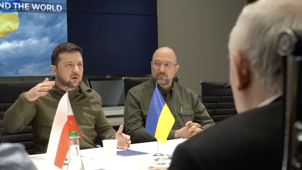 Wojna w Ukrainie. Morawiecki zabrał głos w Kijowie. "Ten człowiek to tyran" [RELACJA NA ŻYWO]