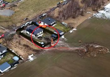 Zapadlisko w Stanisławie pod Tczewem. Właściciel domu zabiera głos