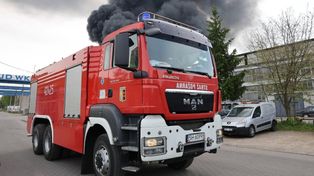 Siemianowice Śląskie: Pożar hali, rok temu doszło do podpalenia