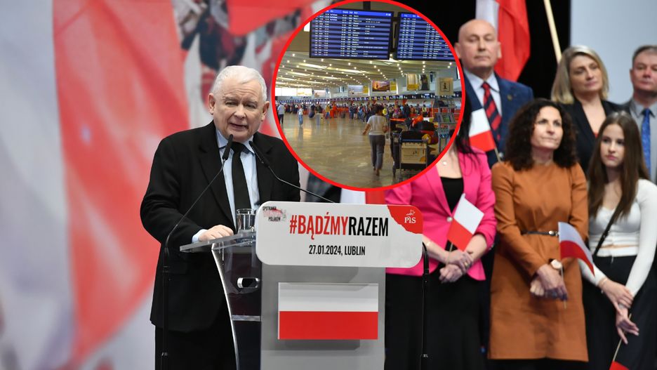 Jarosław Kaczyński wspominał wiedeńskie lotnisko