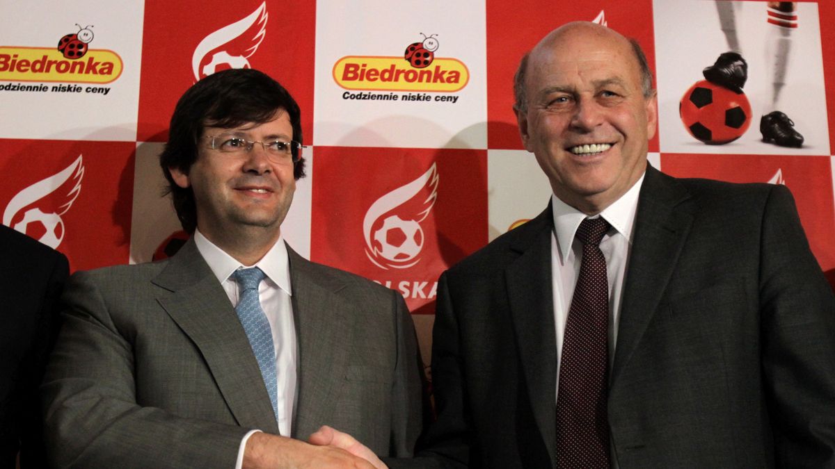 Pedro Soares dos Santos (z lewej) na archiwalnym zdjęciu