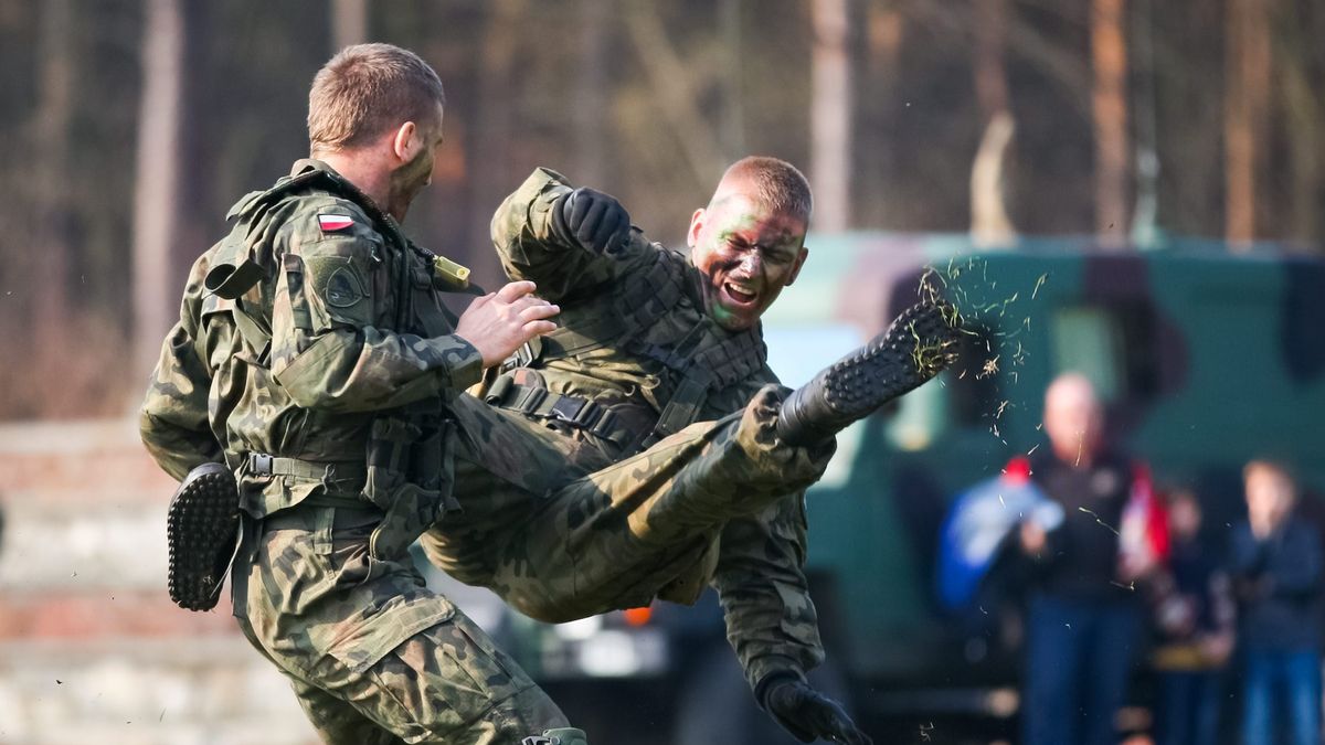 25 Brygada Kawalerii Powietrznej podczas prezentacji wyszkolenia