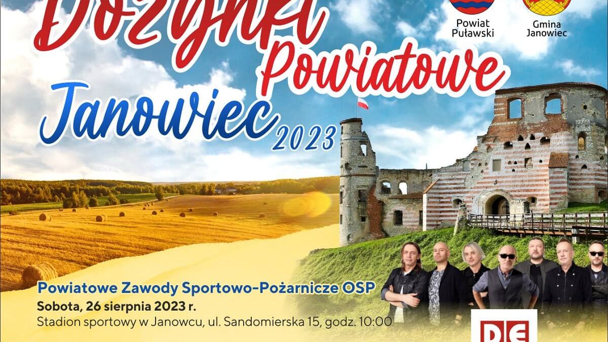 Dożynki powiatu puławskiego w Janowcu 2023