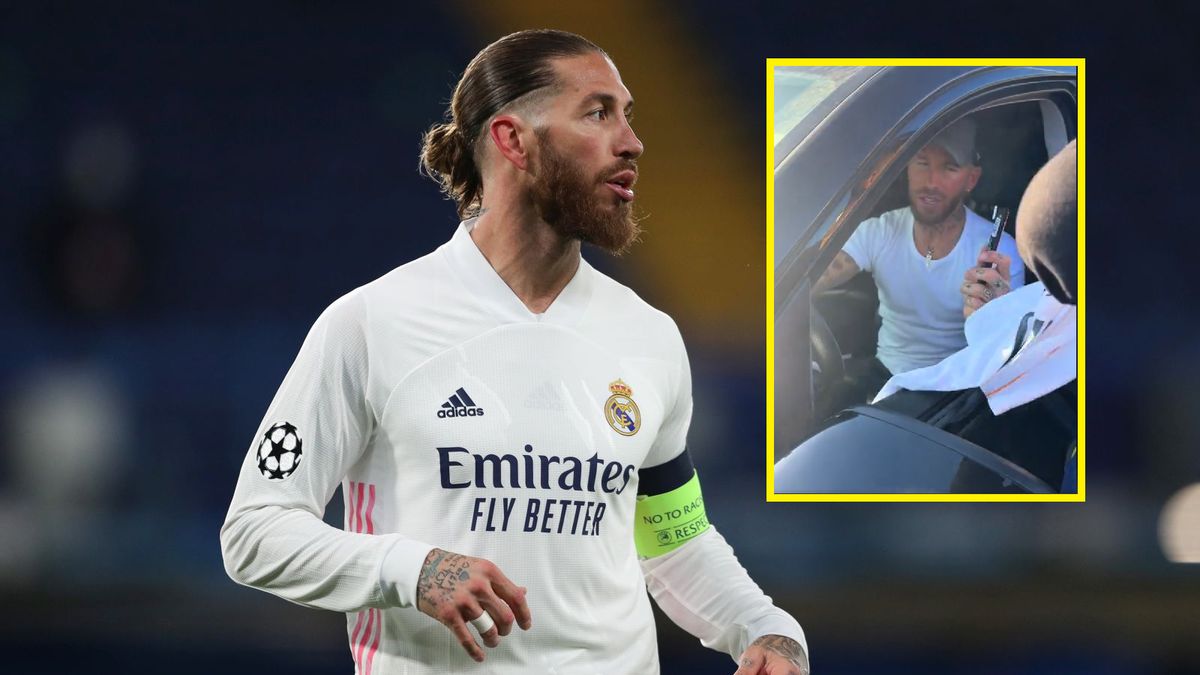 Na zdjęciu Sergio Ramos w trakcie gry w Realu Madryt