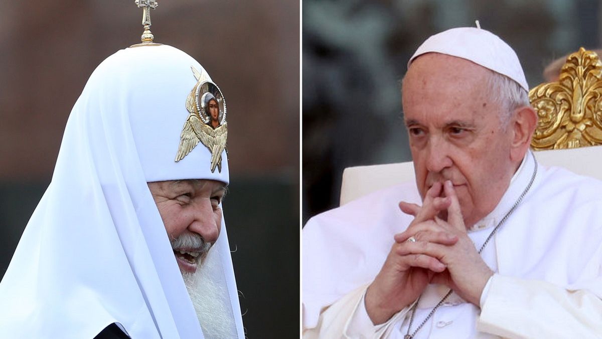 Nie będzie spotkania Cyryla i Franciszka. Współpracownik papieża zarzuca mu herezję