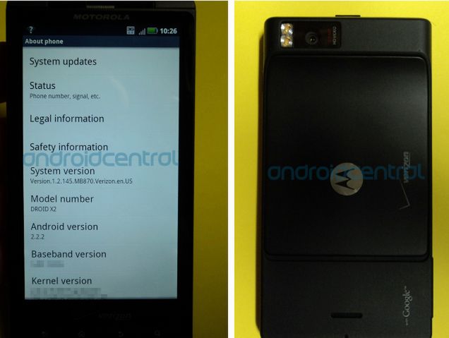 Motorola DROID X2 na kolejnych zdjęciach 2