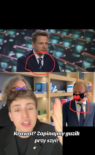 Tiktoker ocenia styl Donalda Tuska. 