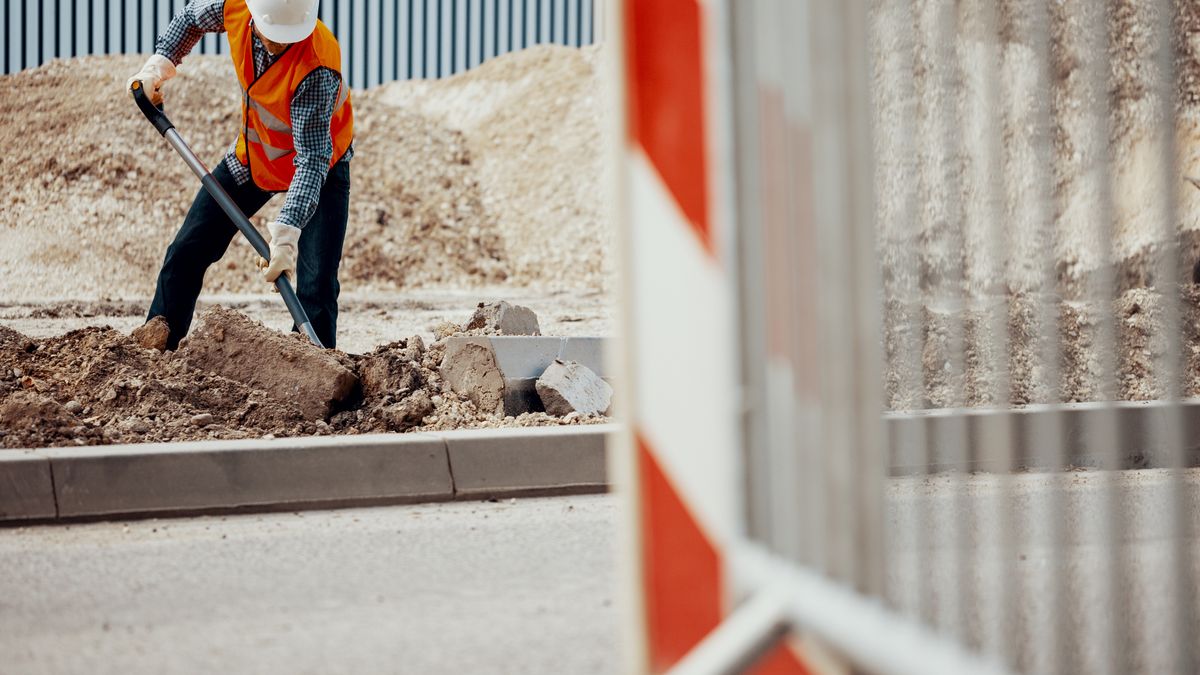 budowa, remont, roboty drogowe, robotnik, budowlaniec, praca