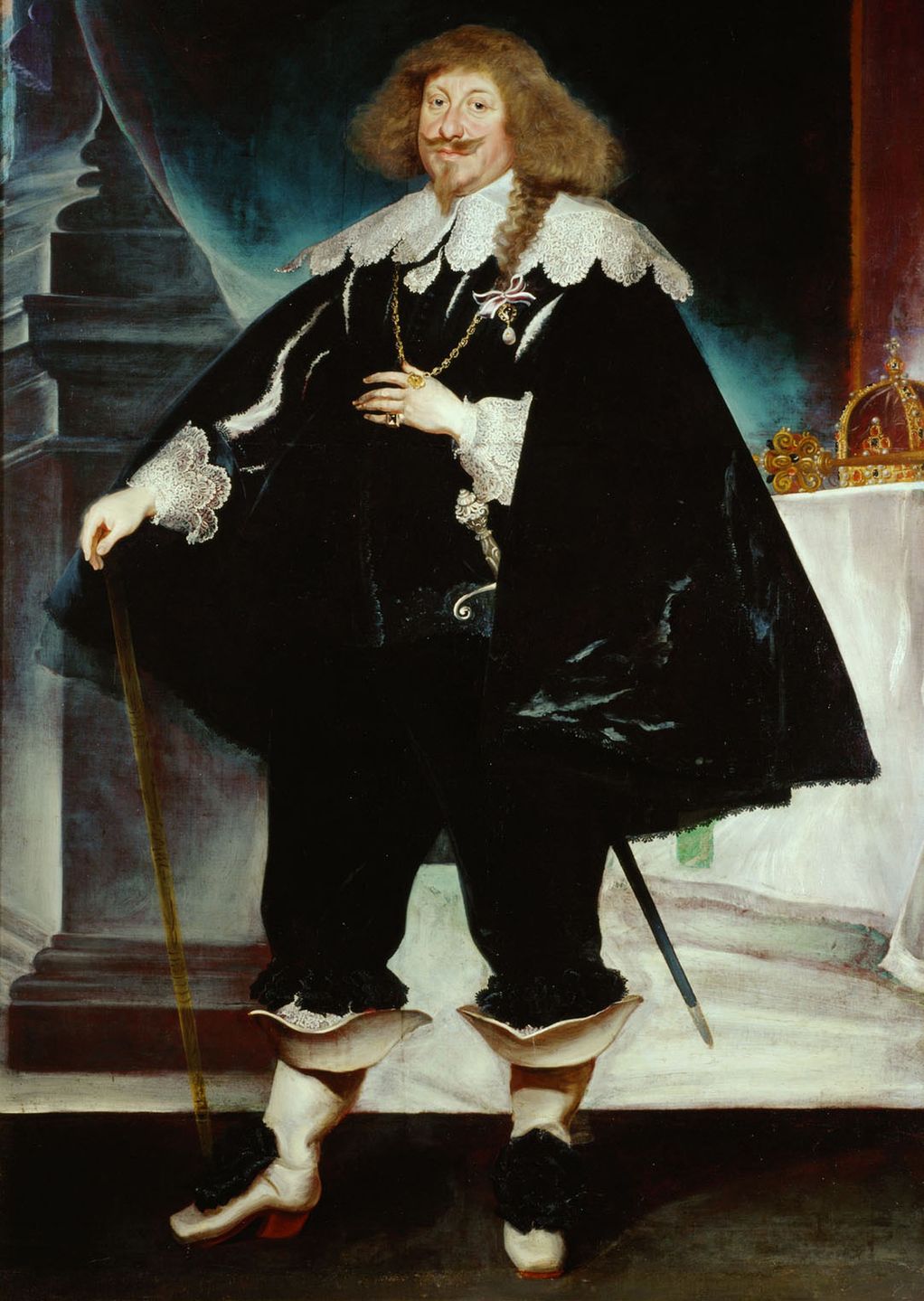 Portret Władysława IV Wazy z 1639 roku pędzla Fransa Luycxa