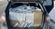 Turek: Znaleziono blisko 10 tys. paczek nielegalnych papierosów w bagażniku podczas kontroli drogowej