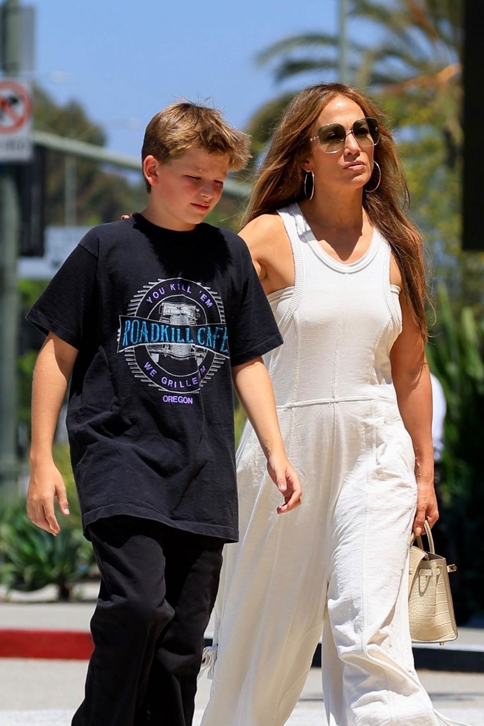 Jennifer Lopez spędziła wolny czas z pasierbem