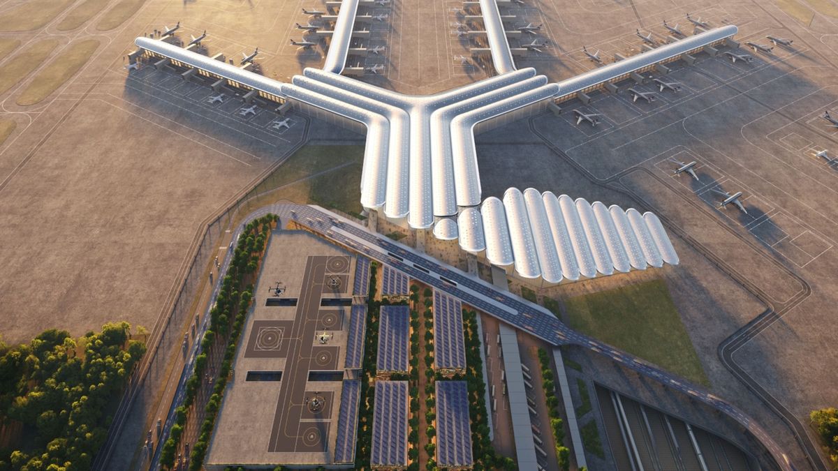 Wizualizacja Centralnego Portu Komunikacyjnego