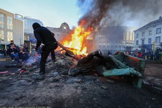 "Zablokujemy Brukselę". Polscy rolnicy ramię w ramię z niemieckimi i francuskimi kolegami