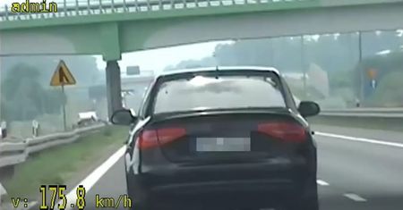 Radule: Piracka jazda na S8. Kierowca audi pędził 175 km/h