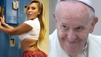 "Nowoczesny" Papież Franciszek polajkował na Instagramie zdjęcie MODELKI EROTYCZNEJ