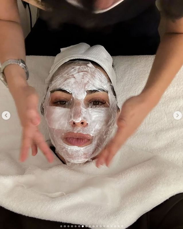 Kim Karadashian podczas zabiegu