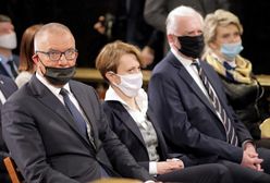 Ogólnopolska Pielgrzymka Przedsiębiorców na Jasną Górę. Wicepremier Jadwiga Emilewicz przemawia... z ambony