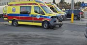 Lublin zakorkowany. Zderzenie karetki z taksówką
