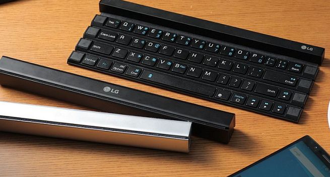 Rolly Keyboard - składana klawiatura mobilne firmy LG debiutuje w Polsce (wideo)