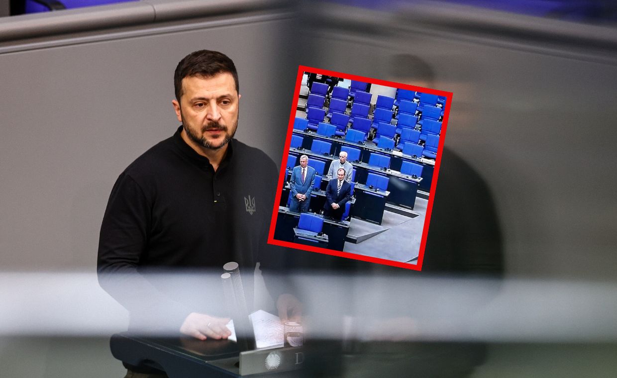 Deputowani wyszli na czas przemówienia