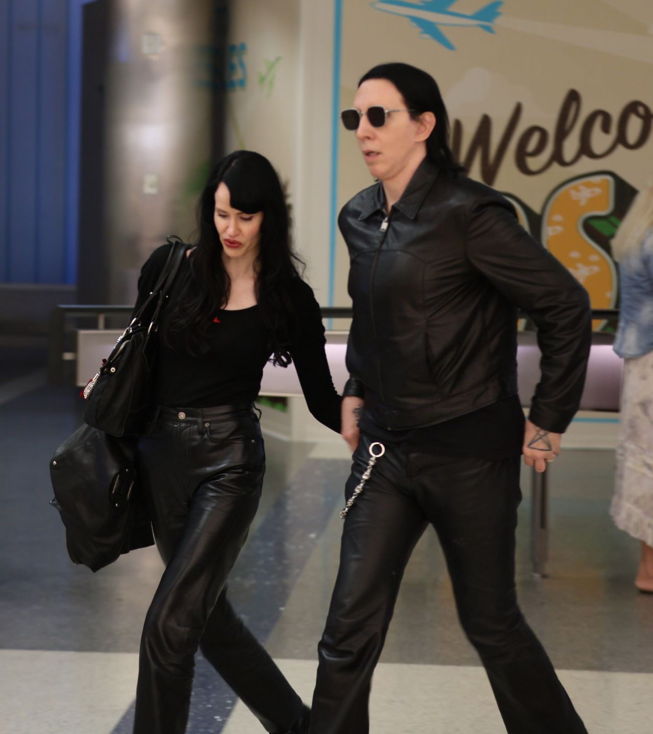 Marilyn Manson z żoną w Los Angeles