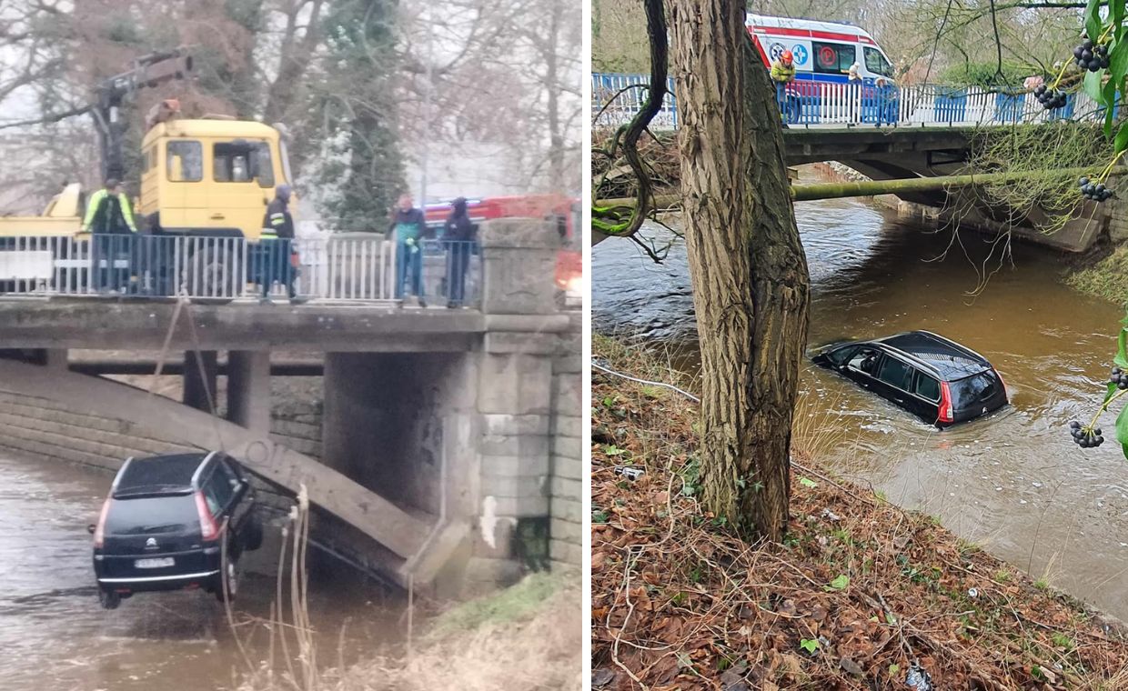 Akcja ratunkowa na rzece Lubszy