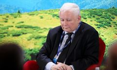 Kaczyński w Karpaczu. Mówi o panu K. "Nieprzeciętny człowiek"
