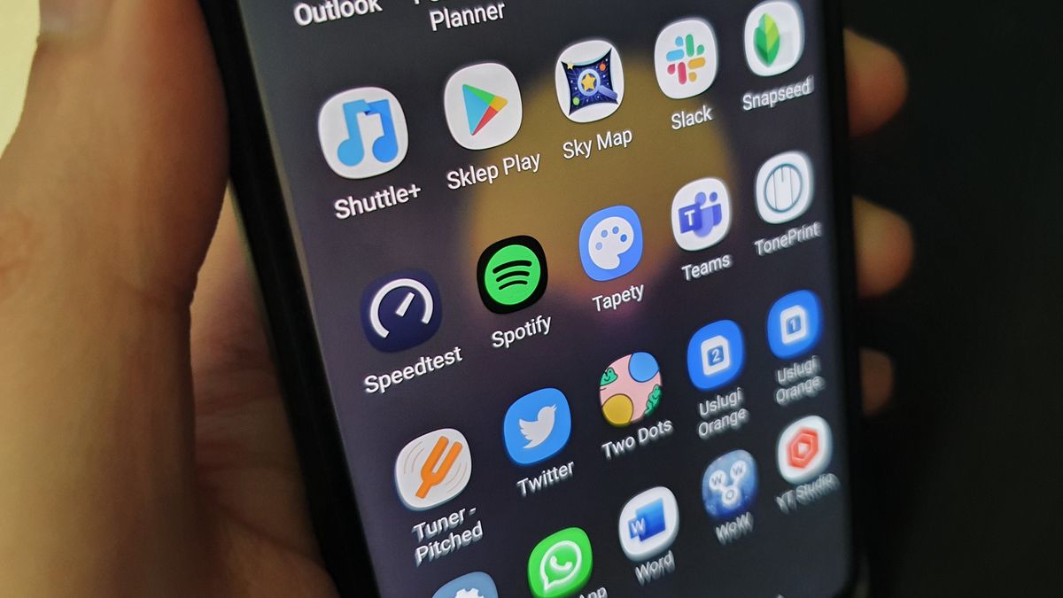 Aplikacje w smartfonie z Androidem