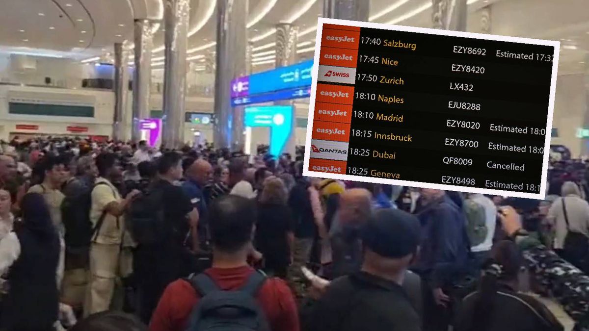 Chaos na lotnisku w Dubaju i Abu Zabi. Przepełniony terminal