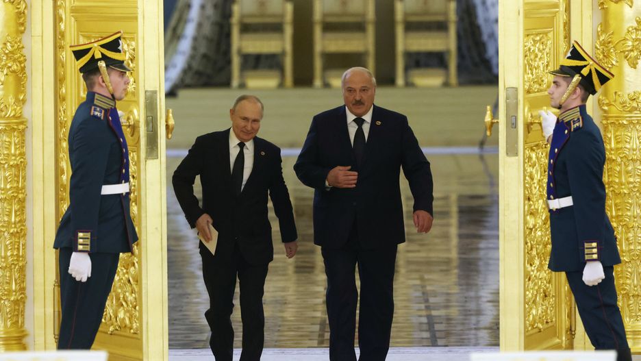 Putin i Łukaszenka na dorocznym posiedzeniu rosyjsko-białoruskiej Najwyższej Rady Państwa