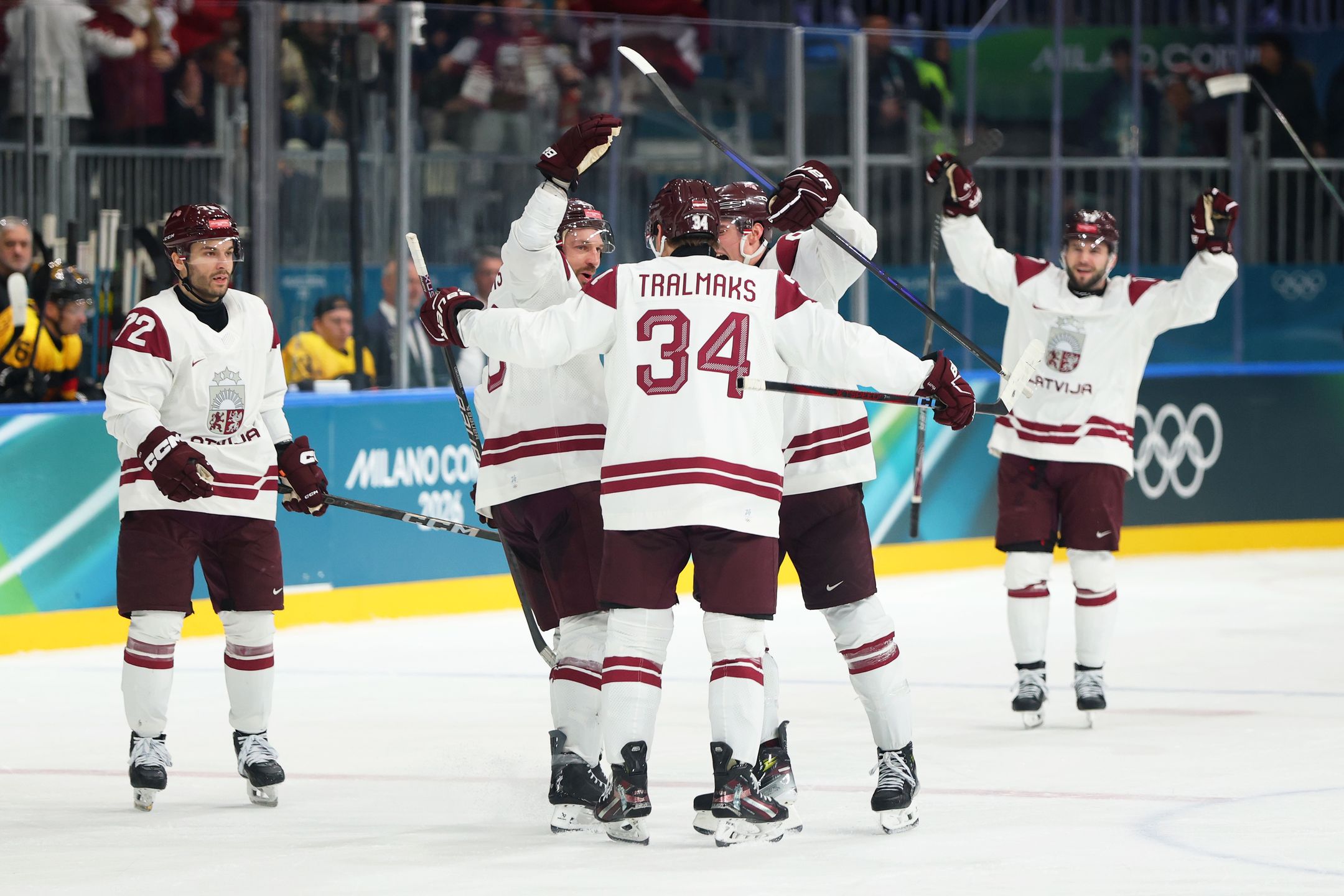 Łotewscy hokeiści na IO 2026