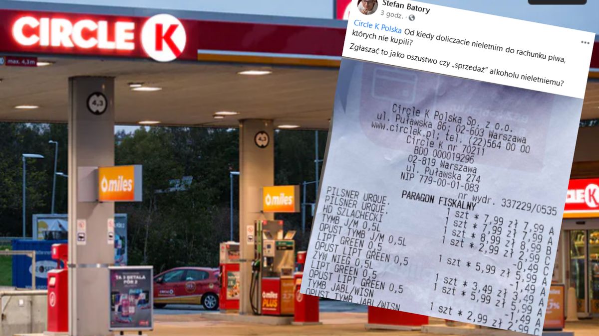 W Circle K nieletniemu doliczono dodatkowe 16 zł za piwa, których nie kupił