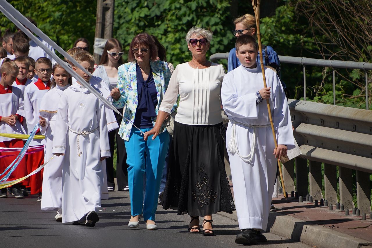 Boże Ciało, Procesja Parafia pw.  Św Rafała Kalinowskiego w Pile