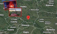 Małopolska: chmura dymu nad miastem. 100 strażaków w akcji