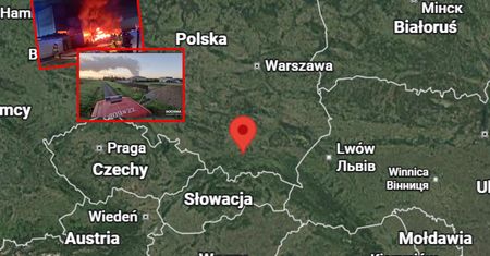 Małopolska: chmura dymu nad miastem. 100 strażaków w akcji