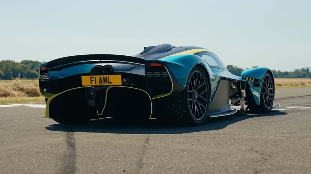 Aston Martin Valkyrie na torze Top Gear