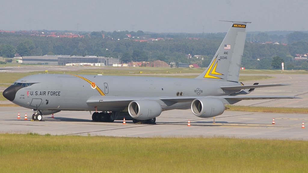 KC-135 Stratotanker Gwardii Narodowej stanu Michigan
