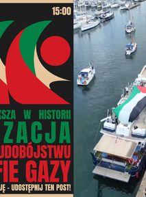 Flotylla Sumud musiała zawrócić. Na statkach do Gazy są Polacy