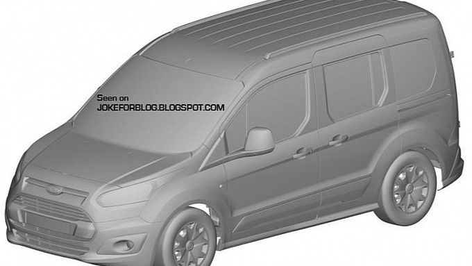 Nowy Ford Transit Connect - rysunki patentowe (źródło: Joke For Blog)