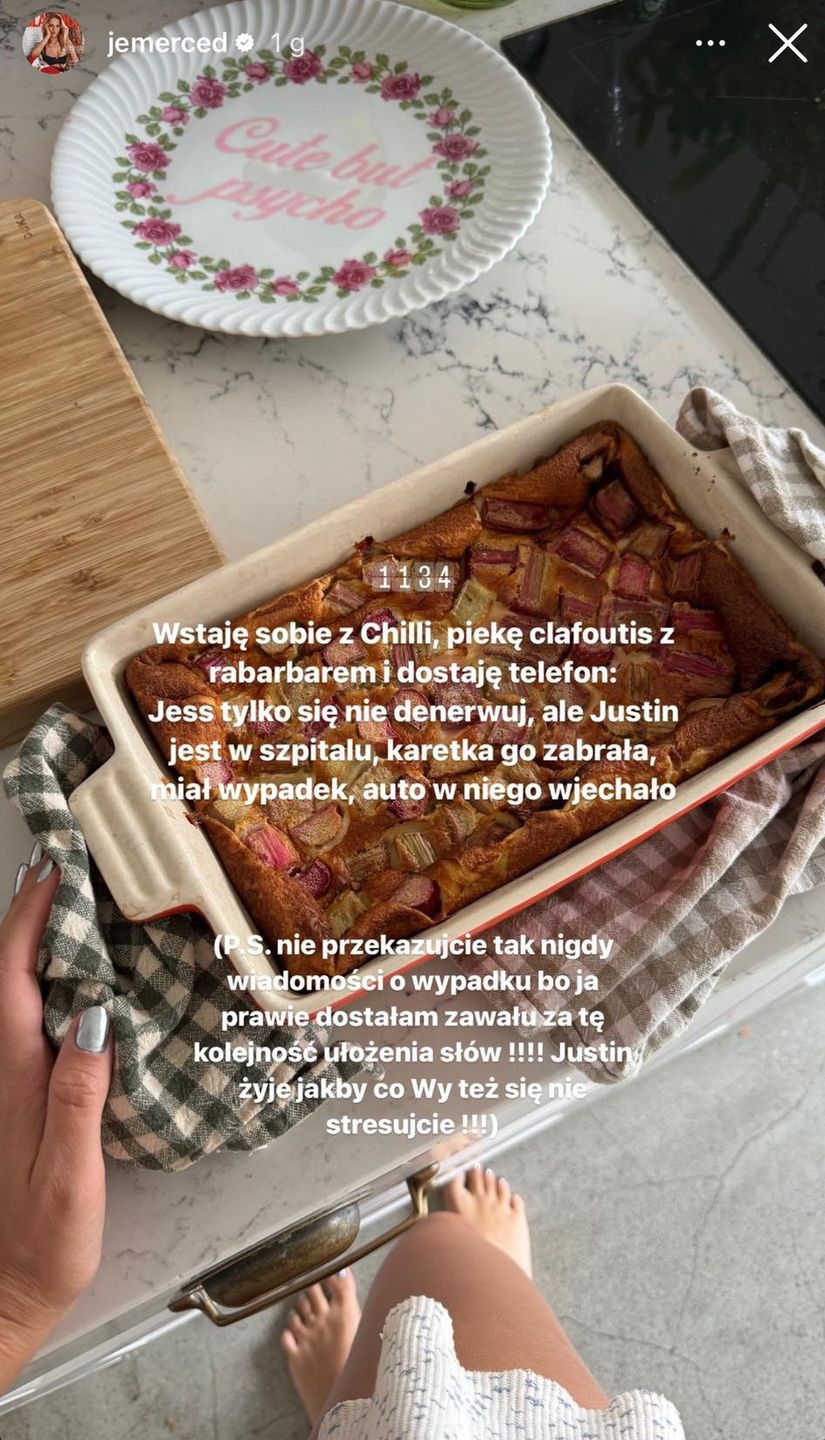 Brat Jessici Mercedes jest w szpitalu. Miał wypadek