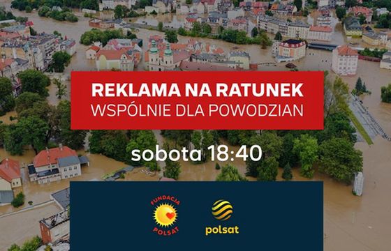 1,8 mln zł od Polsatu dla powodzian. Dzięki reklamom