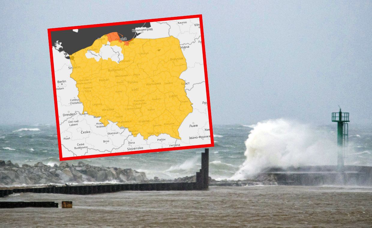 Cofka i sztorm nadciągają do Polski. Podnieśli stopień ostrzeżeń