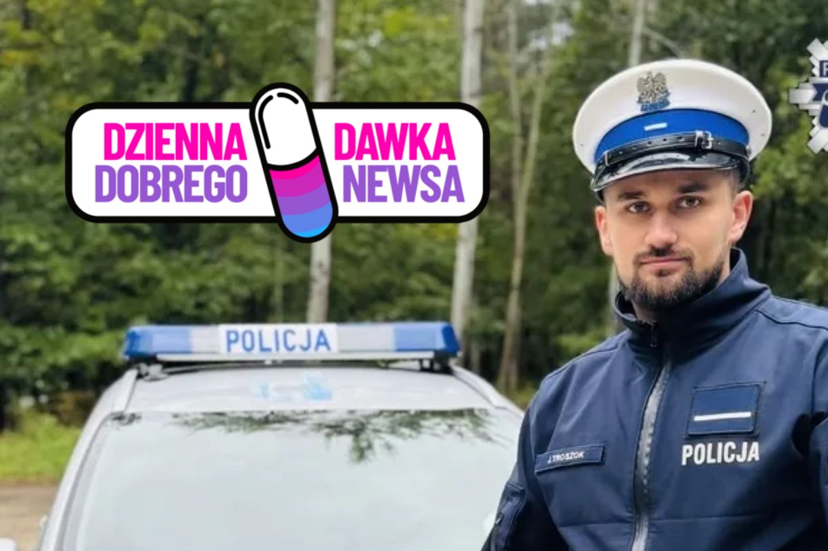 Policjant uratował kobietę na ulicy. Był po służbie