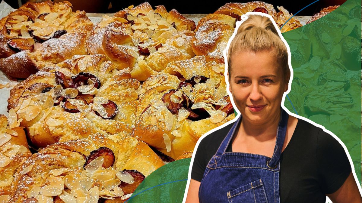 Pani Ania Szepelak, właścicielka Sztuki Chleba w Jarosławiu
