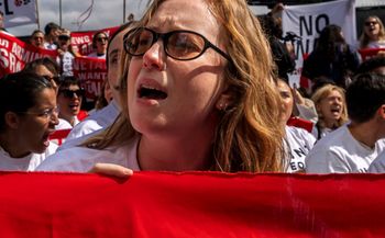 Aktorka zatrzymana na proteście. W oświadczeniu pisze o ludobójstwie