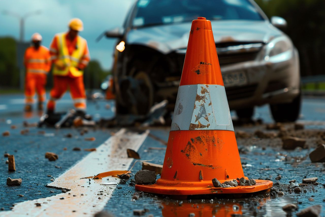 Wronki: Wypadek na trasie Wronki-Chojno. Dwie osoby trafiły do szpitala