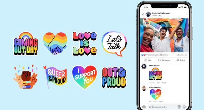 Facebook wprowadza naklejki wspierające LGBT+. Polska na „czarnej liście”