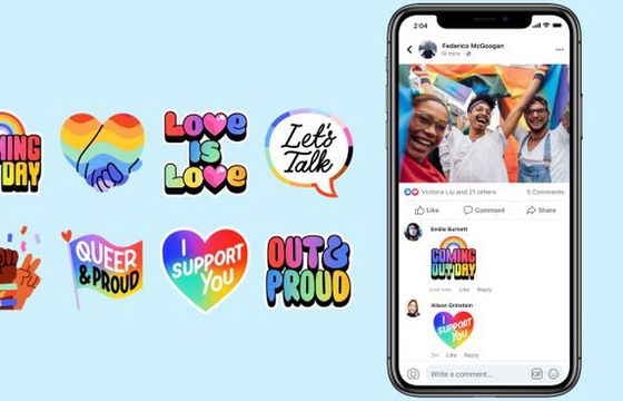 Facebook wprowadza naklejki wspierające LGBT+. Polska na „czarnej liście”
